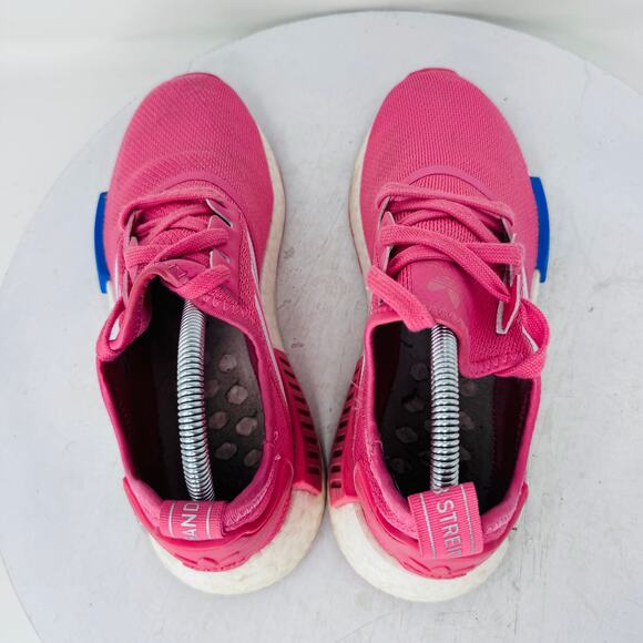 Adidas NMD R1 Running Shoes Sneakers Lace Up Low Top FX7073 Pink Womens Size 7.5 - Picture 5 of 10